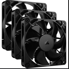Case Fan Corsair RS120 3τμχ Black